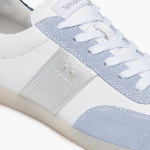 Nero Giardini Mixed Leather Low-Top Sneakers - Picture 5 of 5